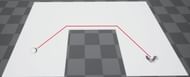 A very simple example of pathing (Image via Unreal Engine Forums)